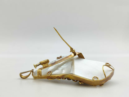 Mabe Pearl K18 21.8g Brooch 