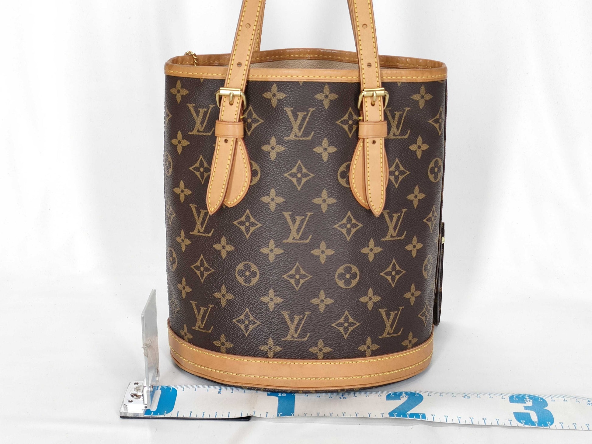 LOUIS VUITTON Monogram LV Bucket vi0031 Tote Bag
