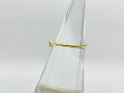 Tiffany & Co. Wave 1PD AU750 1.0g Ring 