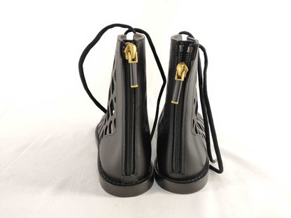Dior D-Trap Mesh Leather Sandals Boots Lace-Up 35 1/2 Other Shoes