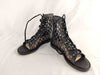 Dior D-Trap Mesh Leather Sandals Boots Lace-Up 35 1/2 Other Shoes