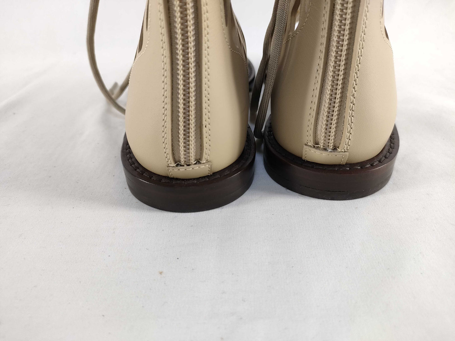 Dior D-Trap Mesh Leather Sandal Boots Lace-Up 35 Other Shoes