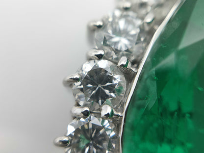 E4.50ct D1.44ct Pt900 9.4g Pendant Top 