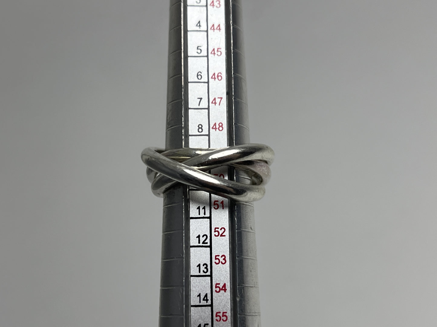 Tiffany & Co. Tiffany Trinity 3-Row Ring, 925, Size 9