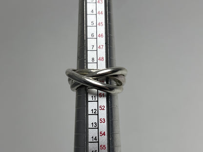 Tiffany & Co. Tiffany Trinity 3-Row Ring, 925, Size 9