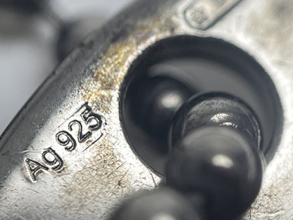 GUCCI Diamante Shima Double Dog Tag Necklace 925