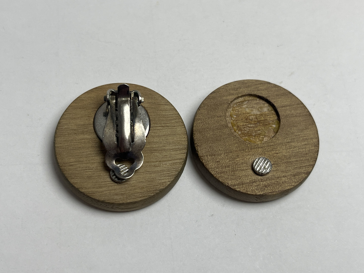 HERMES Serie Wood Earrings