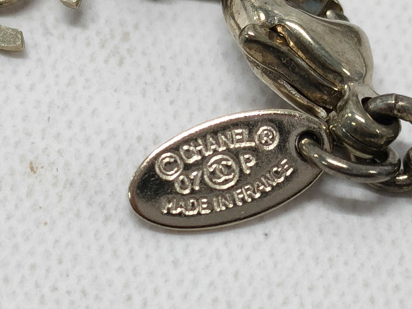 CHANEL CHANEL 07P COCO CHANEL Logo Circle Necklace Necklace