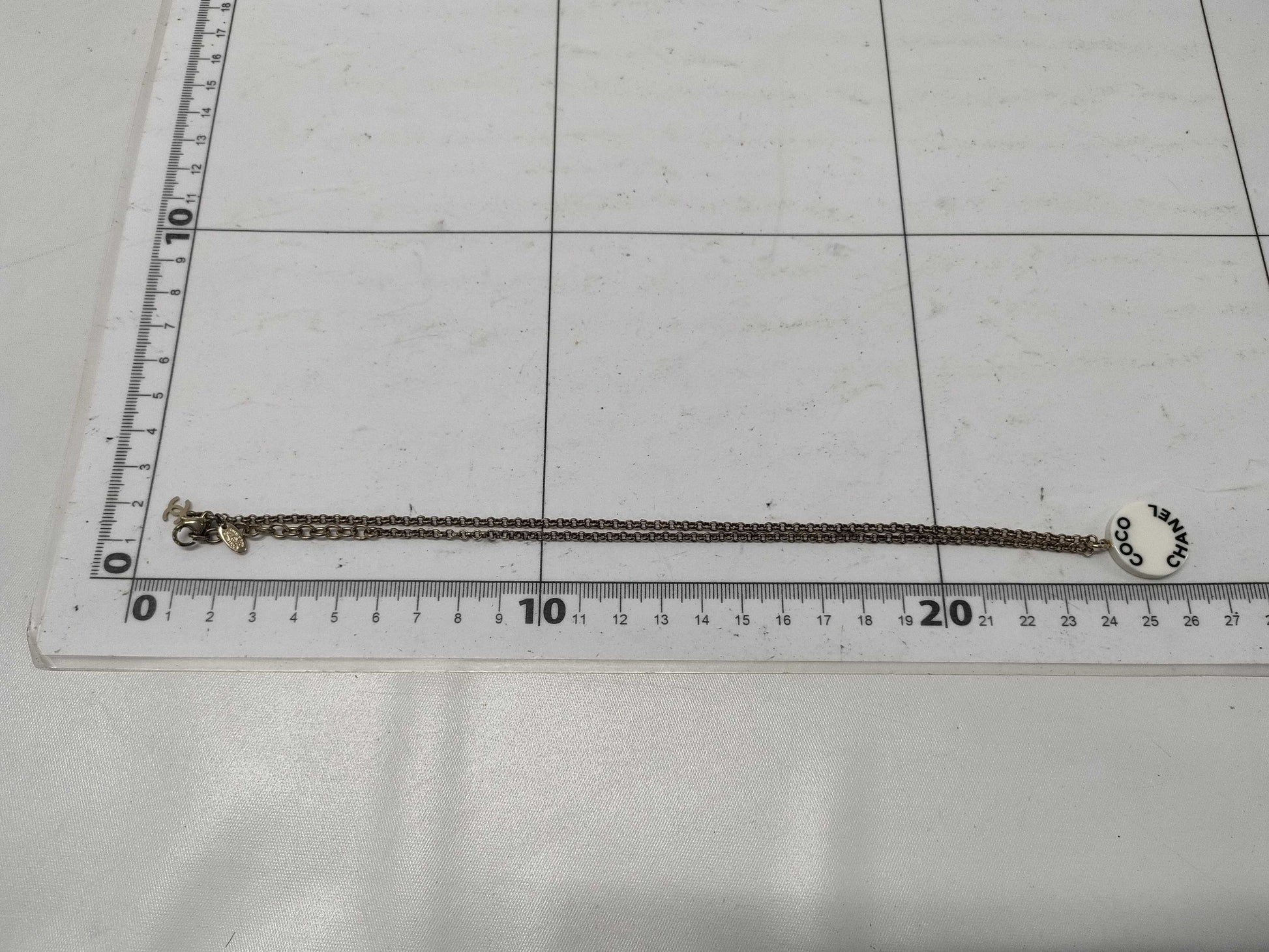 CHANEL CHANEL 07P COCO CHANEL Logo Circle Necklace Necklace