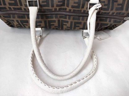 FENDI Zucca Boston Bag