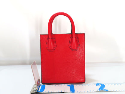 Michael Kors Mercer 2WAY Bag Bright Red Leather Handbag