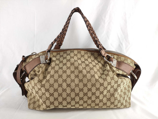GUCCI GG Campus Bamboo Tote Bag 232959 Tote Bag