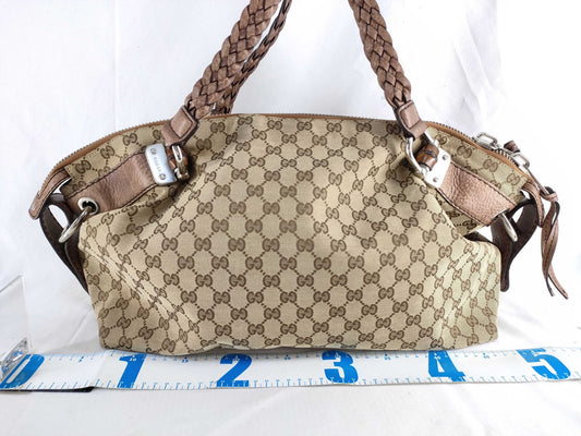 GUCCI GG Campus Bamboo Tote Bag 232959 Tote Bag