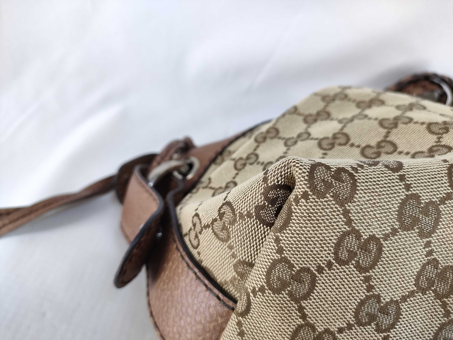 GUCCI GG Campus Bamboo Tote Bag 232959 Tote Bag
