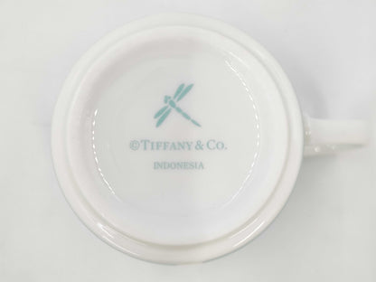 Tiffany&Co. Pair Mug Blue Ribbon Cup