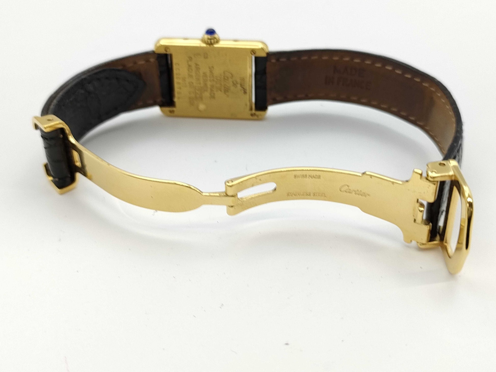 Cartier Must Tank SM 1613 CC208784 Quartz Trinity Dial Women's Watch