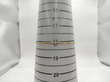 Cartier Dammor Diamant Legger SM YG Au750 2.1g Bracelet Bangle 