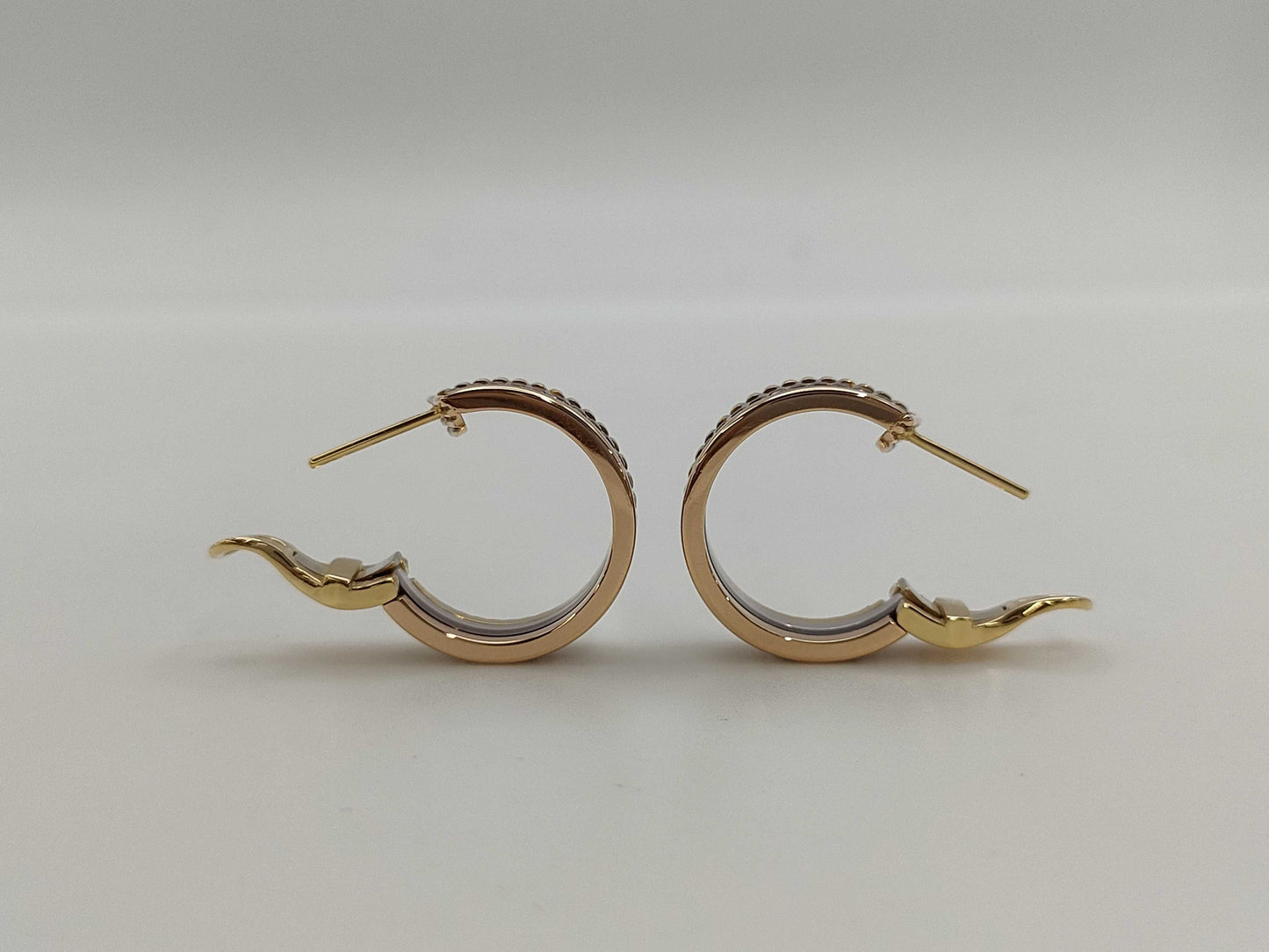 BOUCHERON Cattle Classic 750 16.8g Earrings 