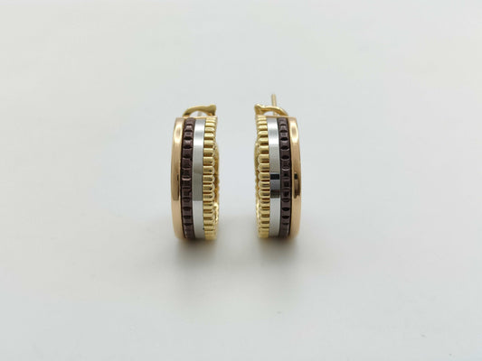 BOUCHERON Cattle Classic 750 16.8g Earrings 
