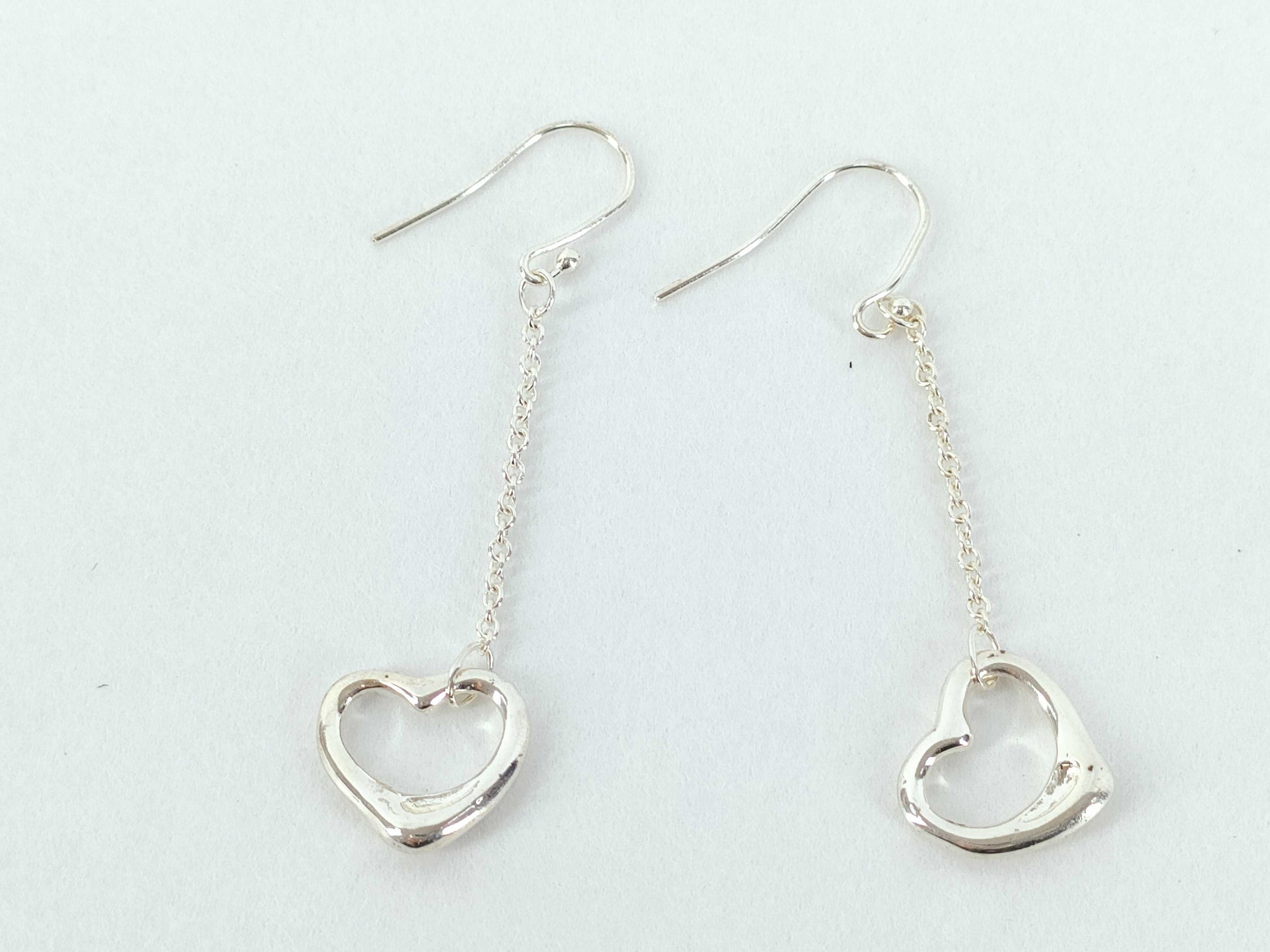 Tiffany&Co. Tiffany Silver Earrings Heart Earrings