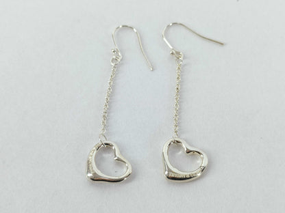 Tiffany&Co. Tiffany Silver Earrings Heart Earrings