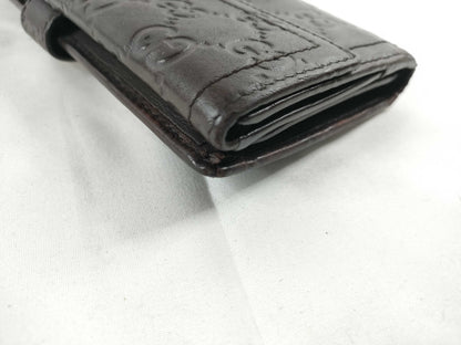GUCCI Gucci Shima Gucci Shima Leather Long Wallet Brown Wallet