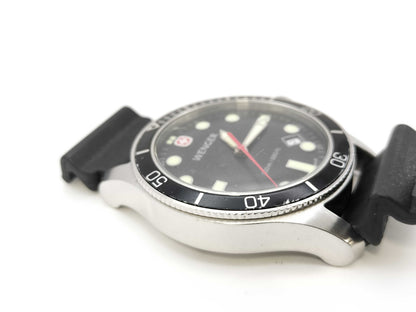 WENGER 7232X/T Quartz Black Dial Immovable Men's Watch