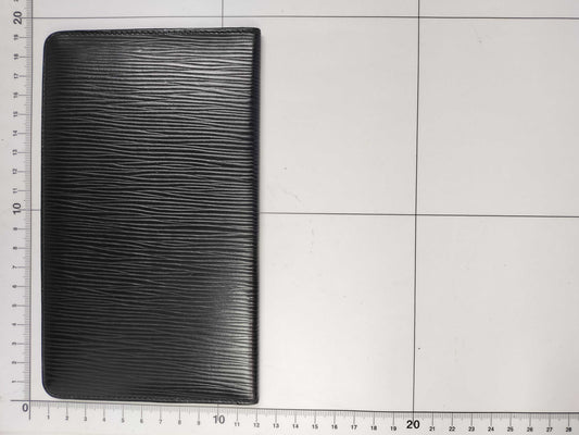 LOUIS VUITTON Epi LV Epi Long Wallet Black Wallet