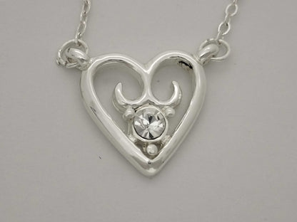 Heart Necklace Swarovski Necklace