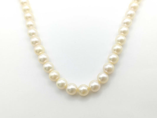 Pearl Diameter approx. 6.3-6.6mm SV 33.1g / Pearl Diameter approx. 7.8mm Pt850 2.4g Necklace 