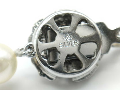 Pearl Diameter approx. 6.3-6.6mm SV 33.1g / Pearl Diameter approx. 7.8mm Pt850 2.4g Necklace 