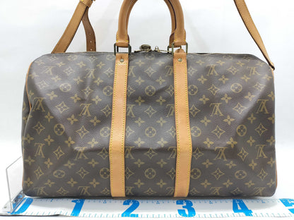 LOUIS VUITTON Monogram LOUIS VUITTON Keypol 45 Banduriere Boston Bag