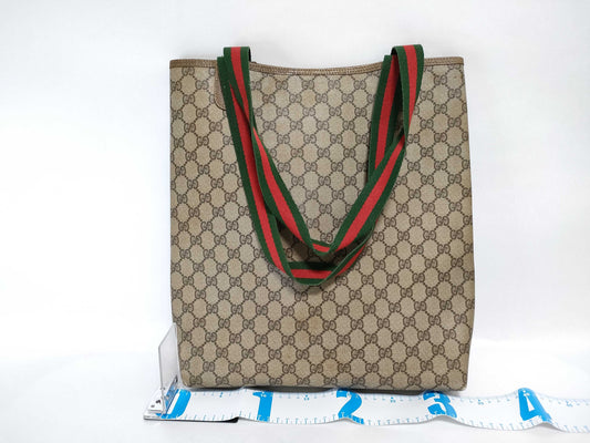 GUCCI Old Gucci PVC Shoulder Tote Bag