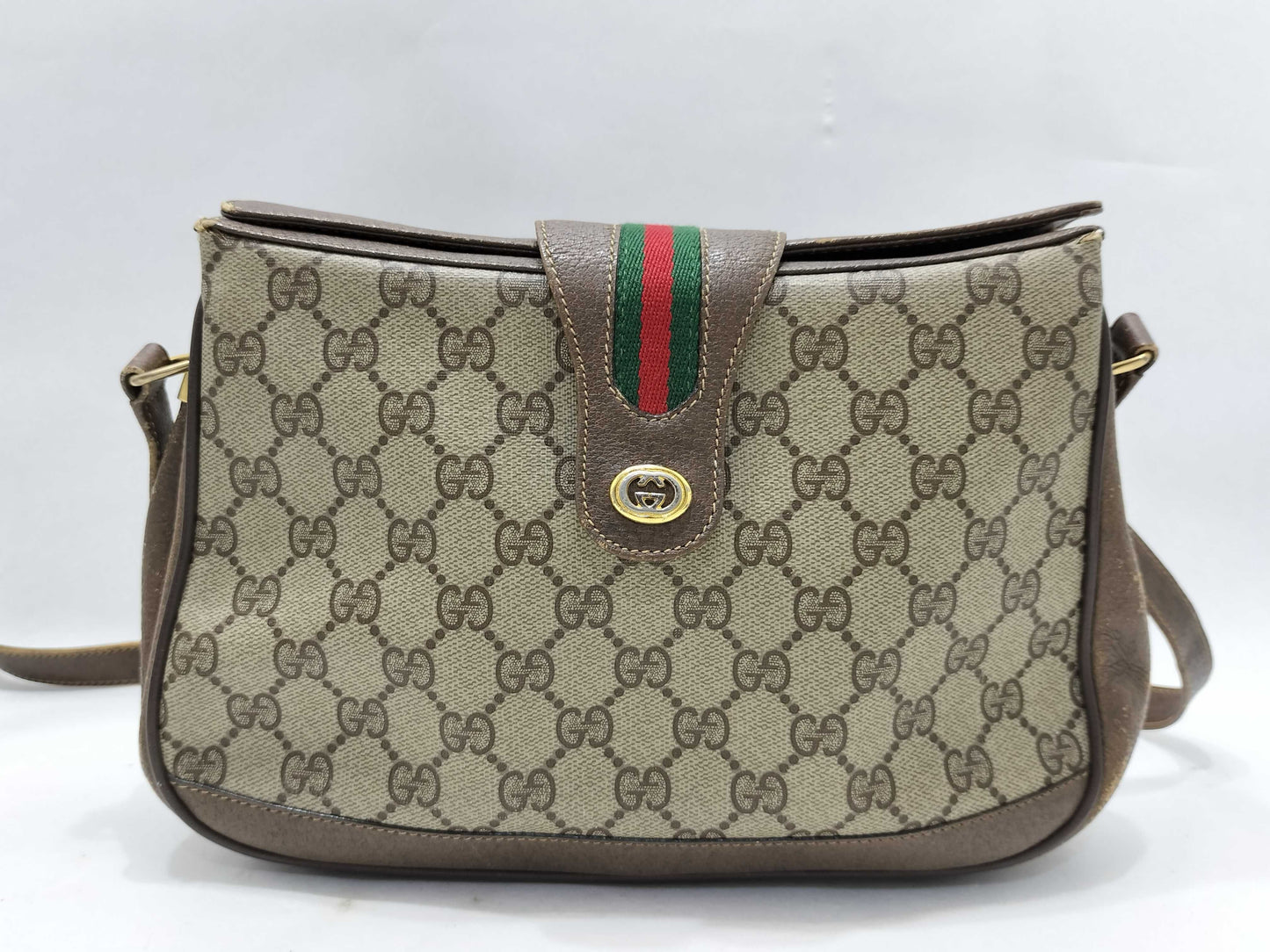 GUCCI Old Gucci Old Gucci Sherry Line Shoulder Bag