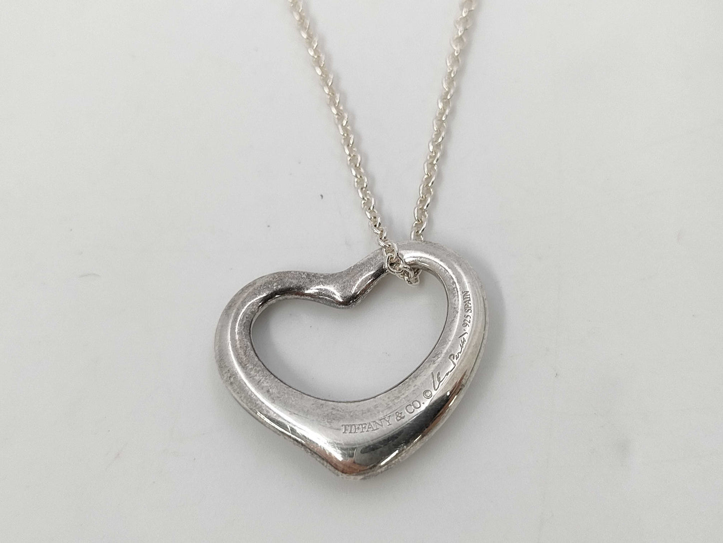 Tiffany & Co. Open Heart 925 Necklace