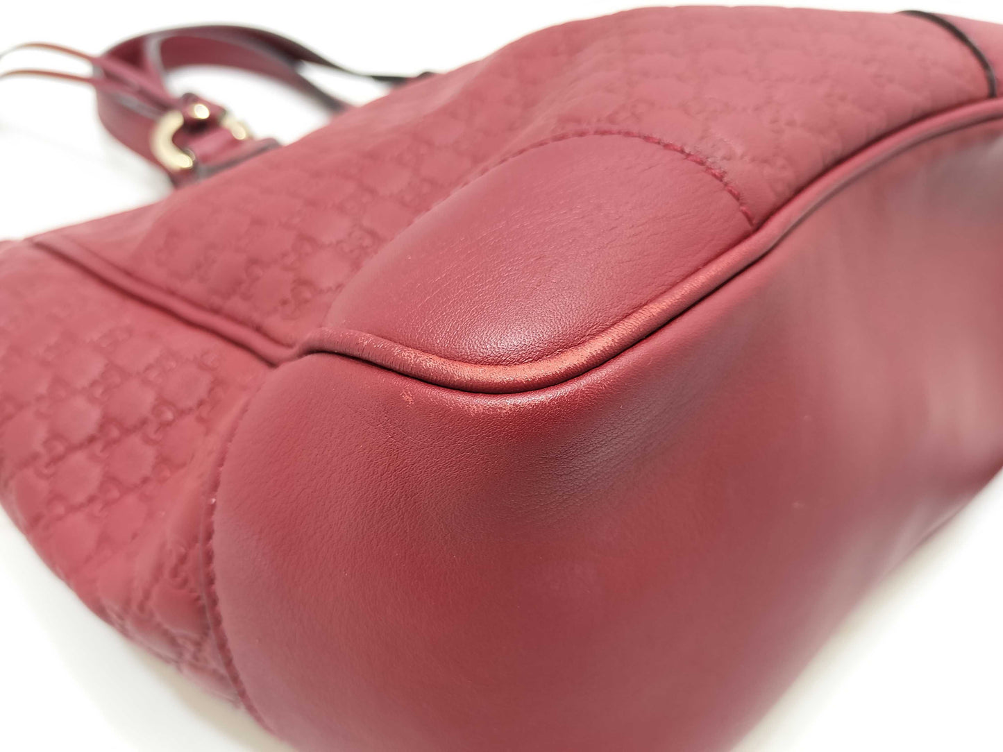 GUCCI Gucci Sima Gucci Shoulder Bag Red Handbag