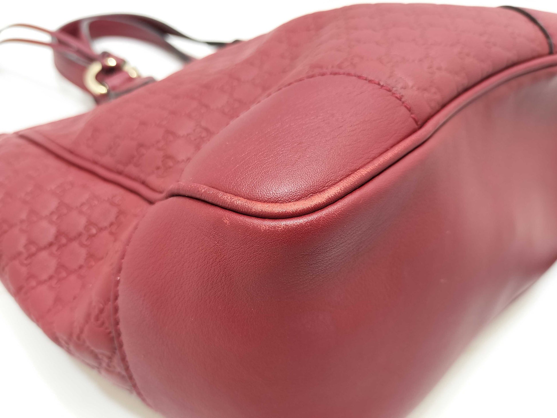GUCCI Gucci Sima Gucci Shoulder Bag Red Handbag
