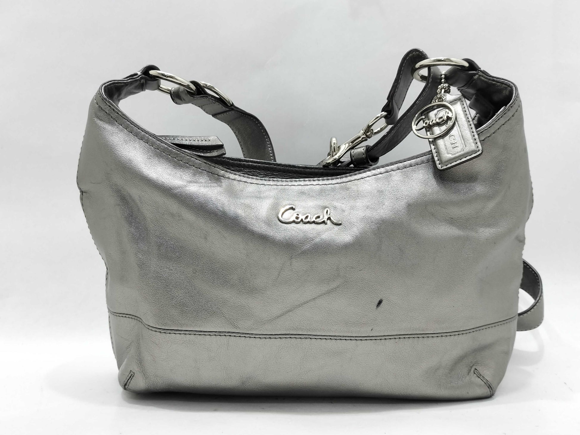 COACH Coach Silver Shoulder Bag Shoulder Bag