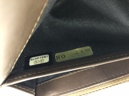 CHANEL Cocomark Flap Long Wallet with Seal 18313479 Storage Bag with Box Caviar Skin Black Gold Wallet