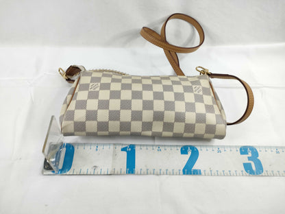 LOUIS VUITTON Damier Azure Louis Vuitton EVA Azure Shoulder Bag