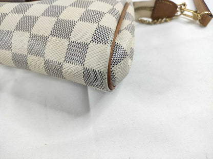 LOUIS VUITTON Damier Azure Louis Vuitton EVA Azure Shoulder Bag