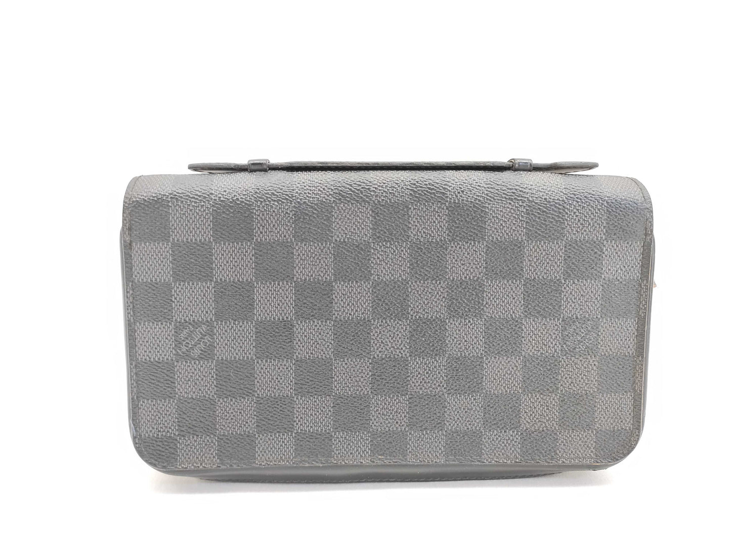 LOUIS VUITTON Damier Graffit LV Damier Graffit Zippy XL Clutch Bag