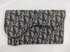 Dior Trotter Christian Dior Trotter Canvas Long Wallet TR-1001 Grey x Black Wallet