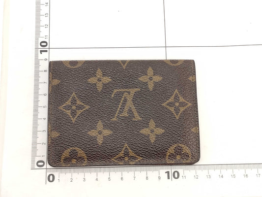 LOUIS VUITTON Monogram LV Monogram Porto 2 Cartovertical M60533 872A2 Card Case, Pass Case, Business Card Holder