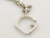 GUCCI Logo SV925 Silver 12.4g Necklace