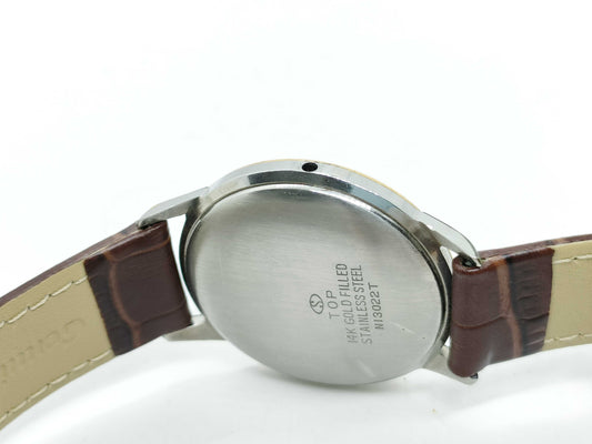 N13022T GP/SS/Leather/Hand-wound White Dial Malfunctioning Current Condition Boys' Watch