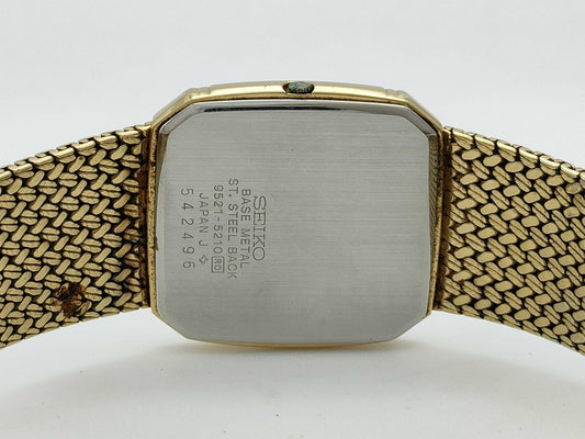 SEIKO Dolce 9521-5210 542496 Quartz Gold Dial Immutable Women's Watch