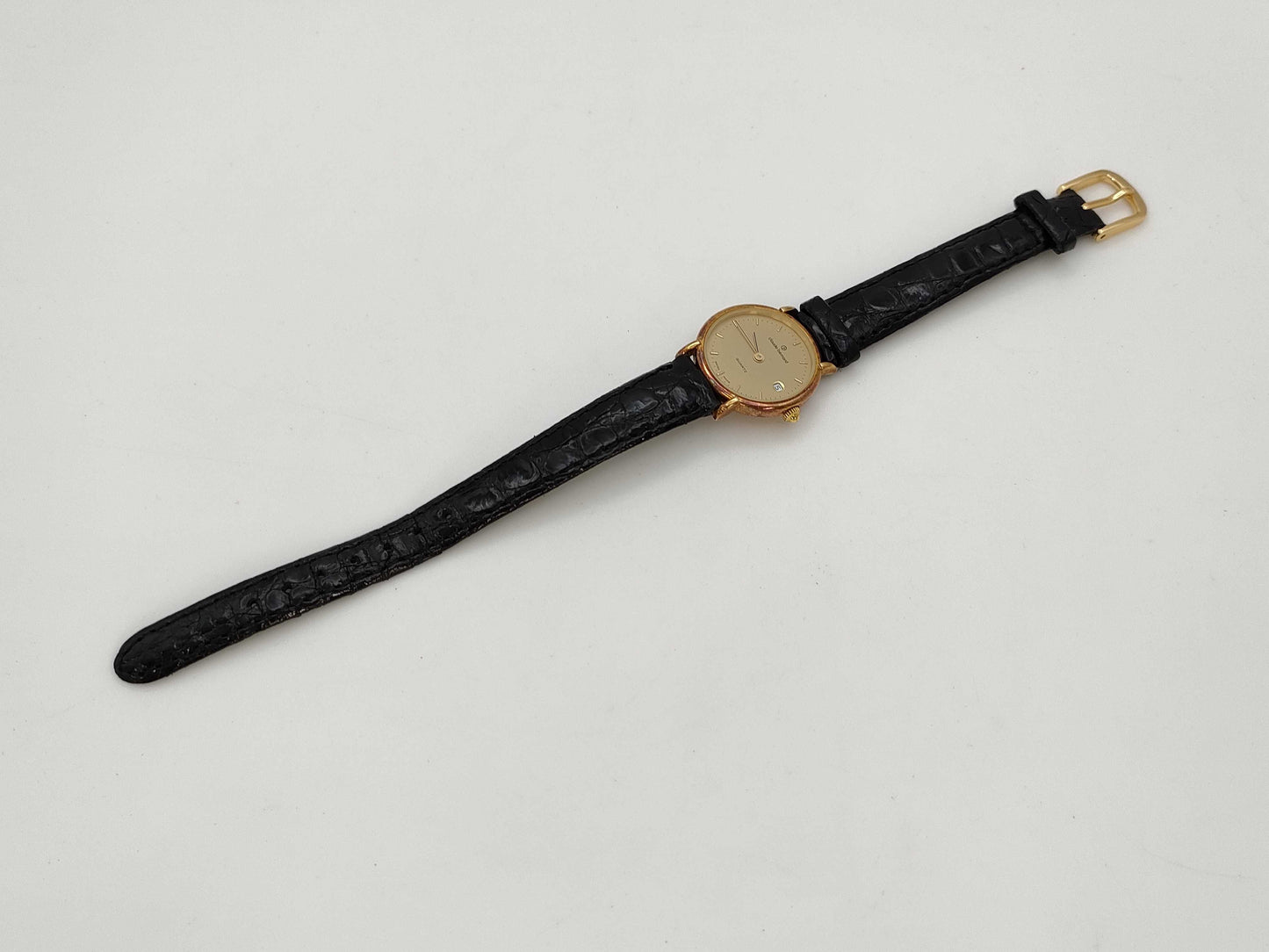 Claude Bernard 51017 Quartz K18 Gold Dial Immovable/No Operation Guaranteed Women's Watch