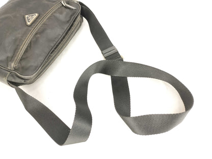 PRADA Nylon Prada Tesuto Shoulder Bag Black Shoulder Bag