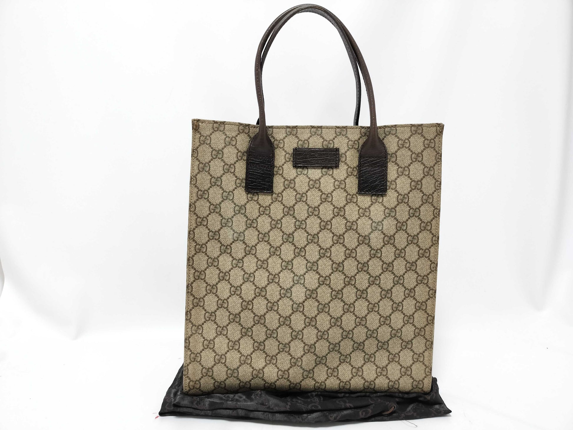 GUCCI Gucci GG Supreme Bag Brown Handbag